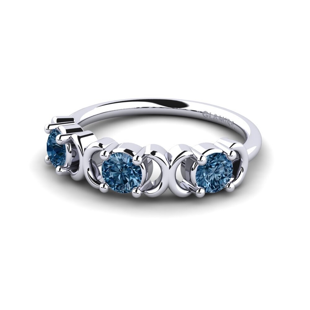 Blue Diamond Engagement Ring Kaolin