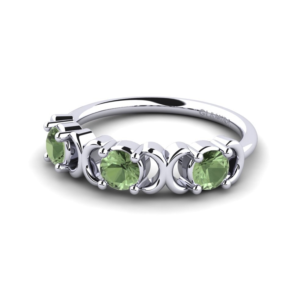 Green Sapphire Engagement Ring Kaolin