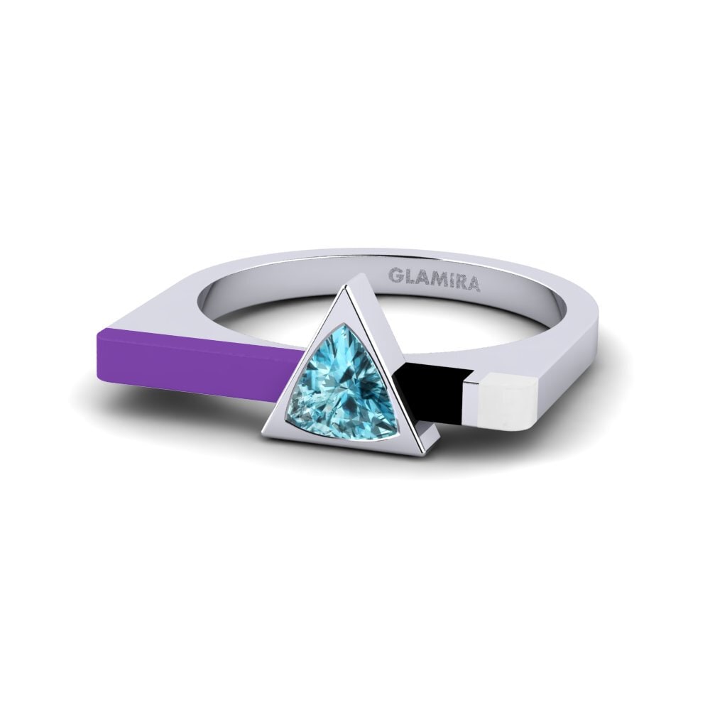 Weiß-Silber Ring Kaptei