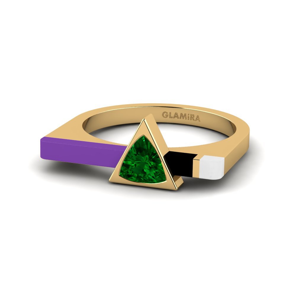 Grüner Zirkonia Ring Kaptei