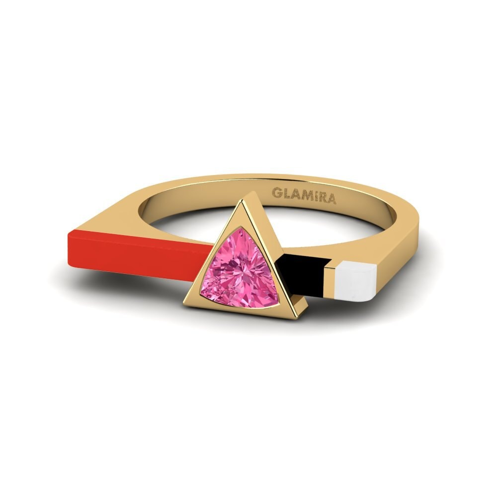 Rosa Turmalin Ring Kaptei