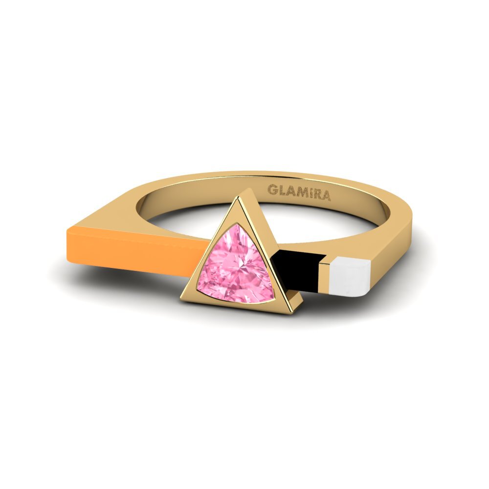 Rosa Saphir Ring Kaptei