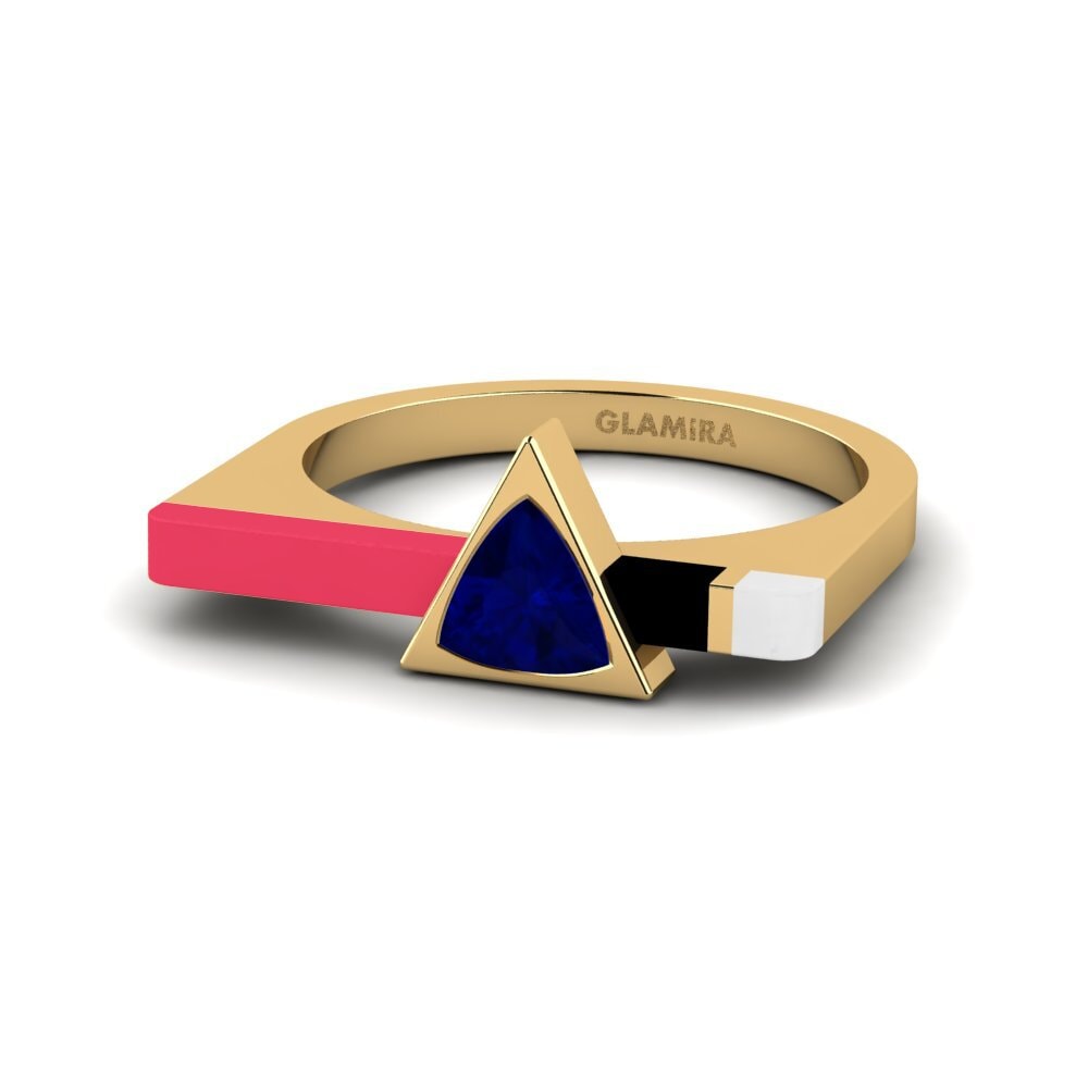 Trillion Sapphire Ring Kaptei
