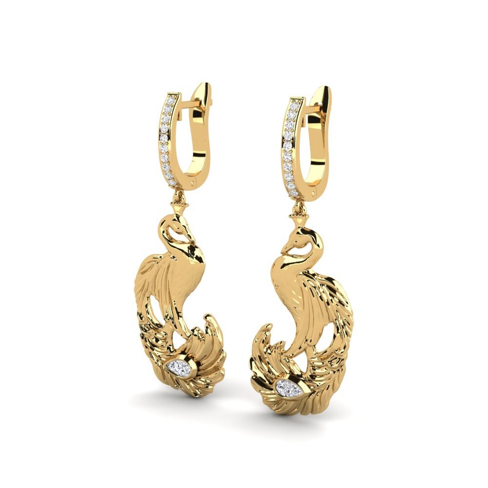 Pear Moissanite Women's Earring Kari