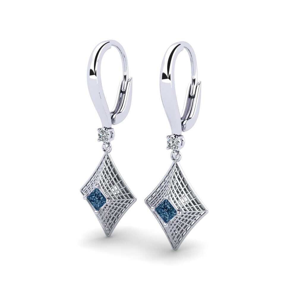 Diamante Azul Pendiente de mujer Karly