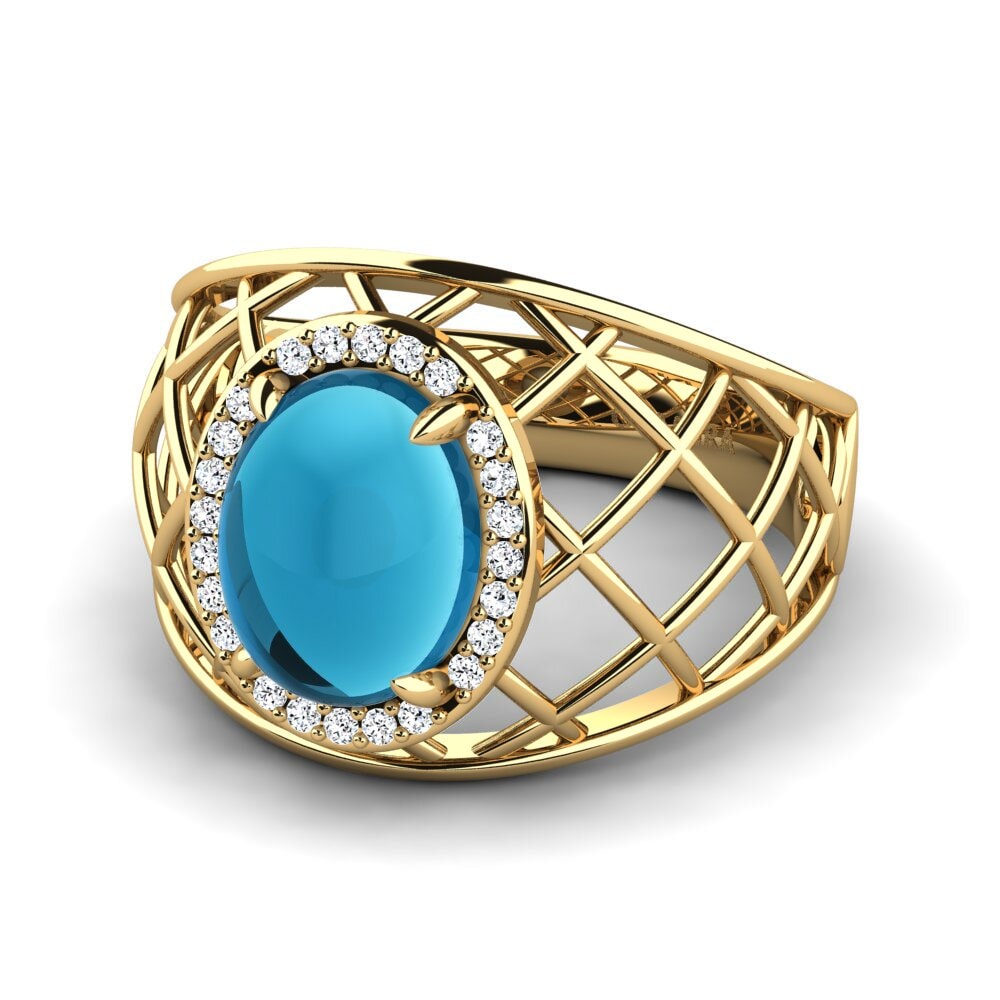 Blue Topaz Ring Karol