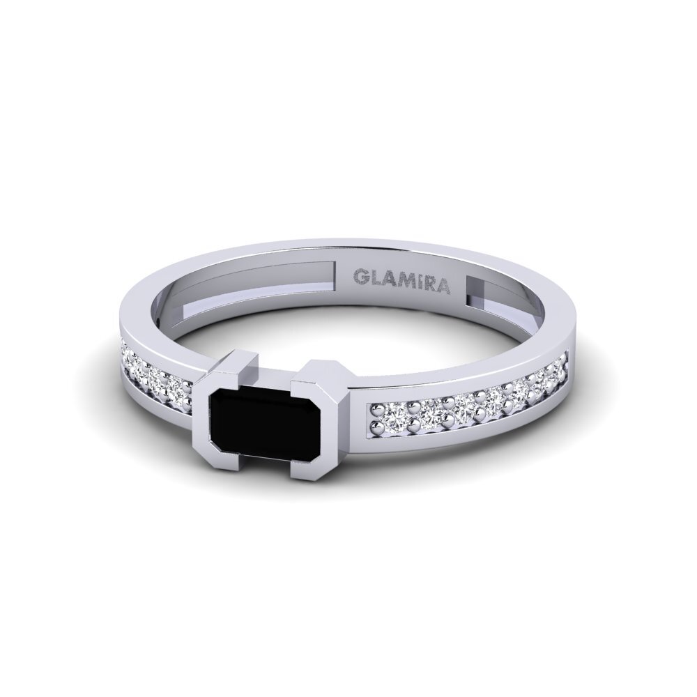 Schwarzer Diamant Ring Kastilya