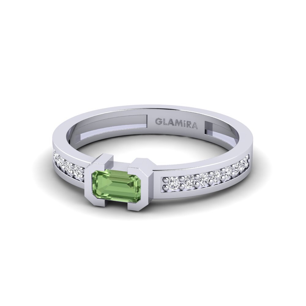 Grüner Saphir Ring Kastilya