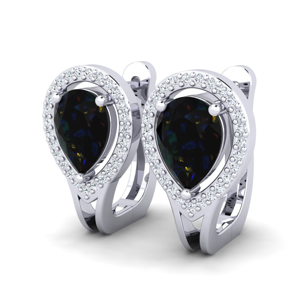 Black Opal Women's Earring Katarina