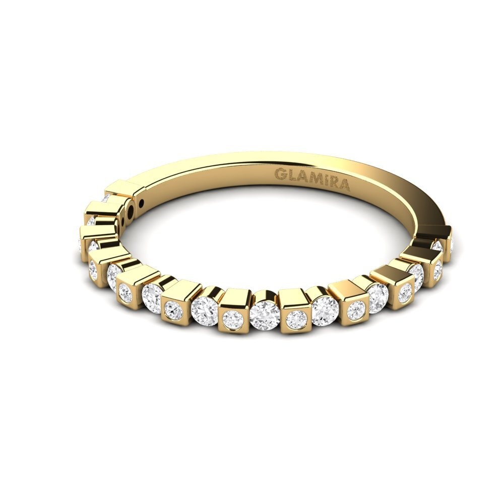 Zafiro blanco Anillo Katheleen