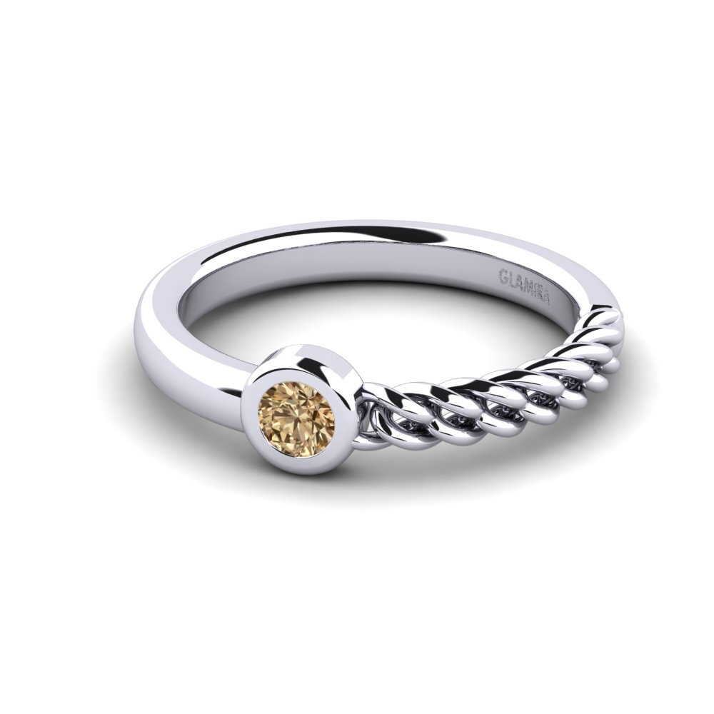 Diamante Marrone Anello da donna Kathleent
