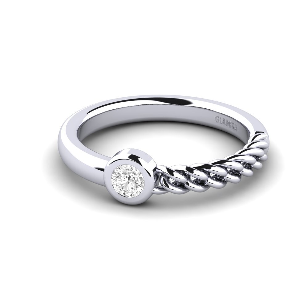 White sapphire Women's Ring Kathleent