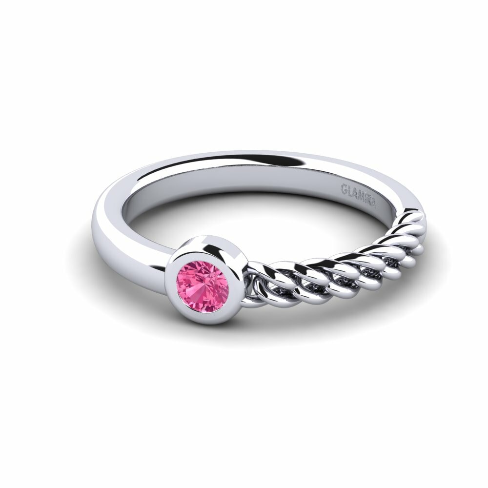 Turmalina rosa Anillo de Mujer Kathleent