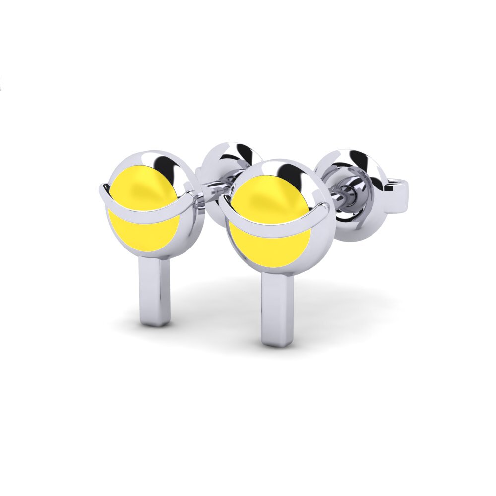9ct White Gold Kid's Earring Katingala