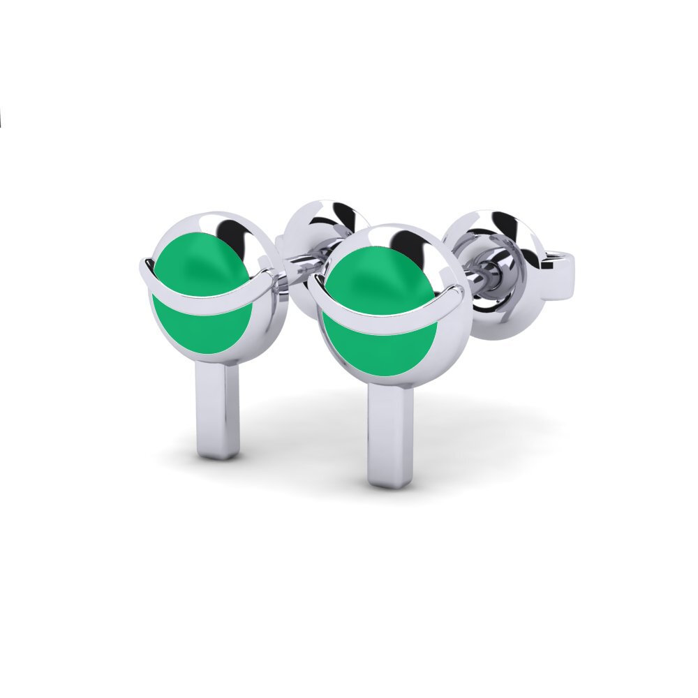 White Silver Kid's Earring Katingala