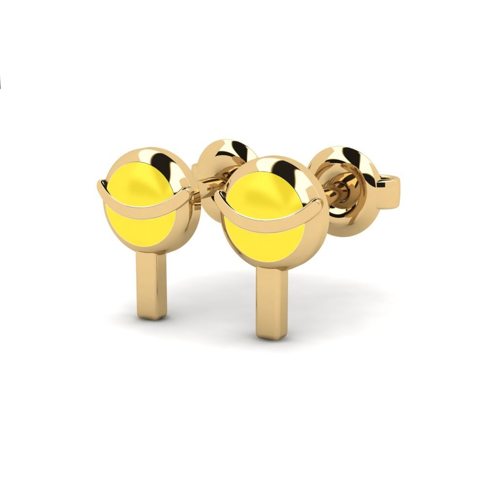 9ct Yellow Gold Kid's Earring Katingala