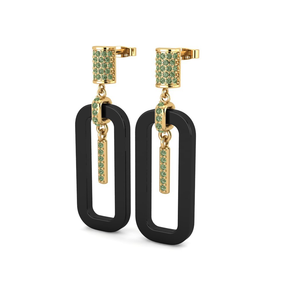 Diamante Verde Pendiente de mujer Katla