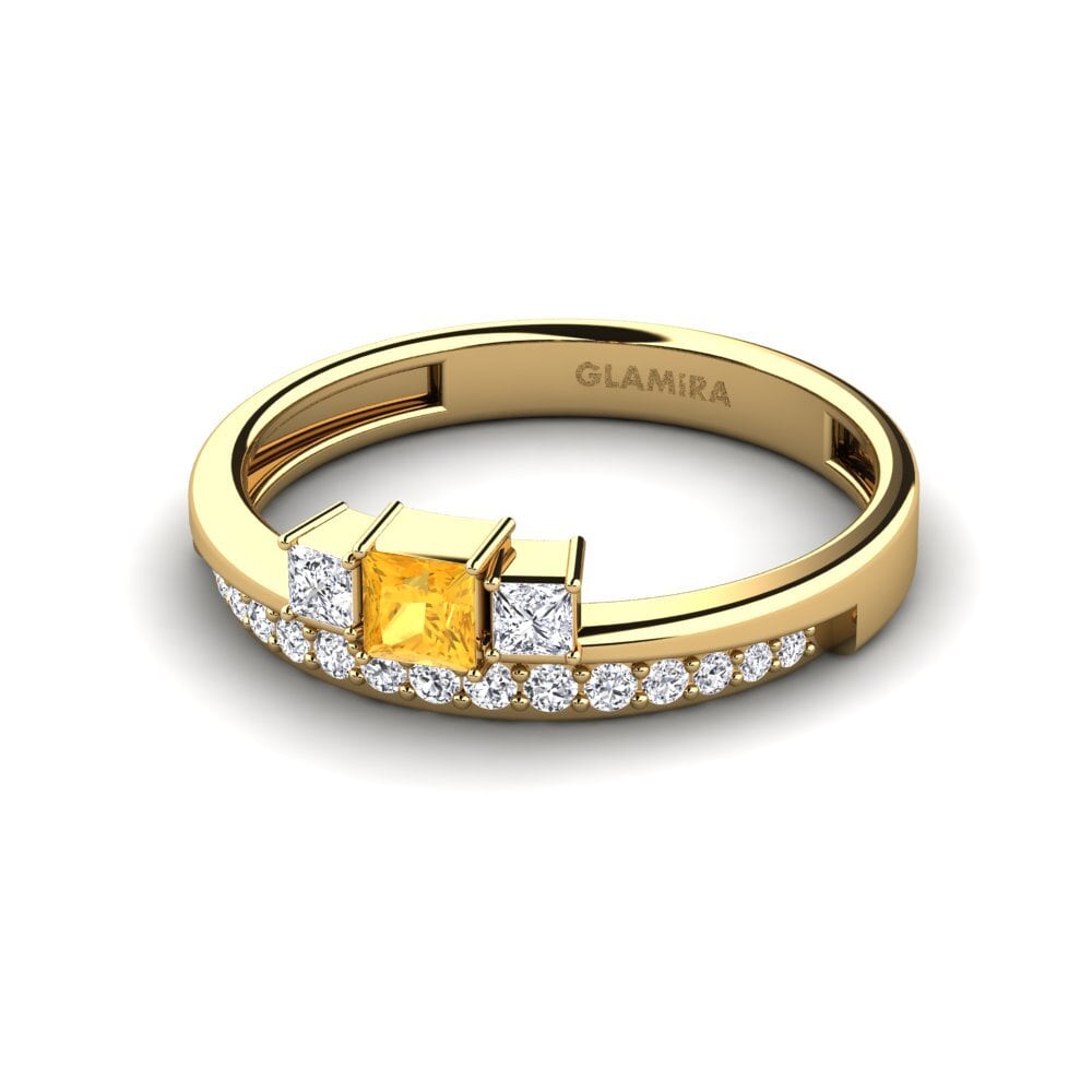 Citrine Engagement Ring Kayac