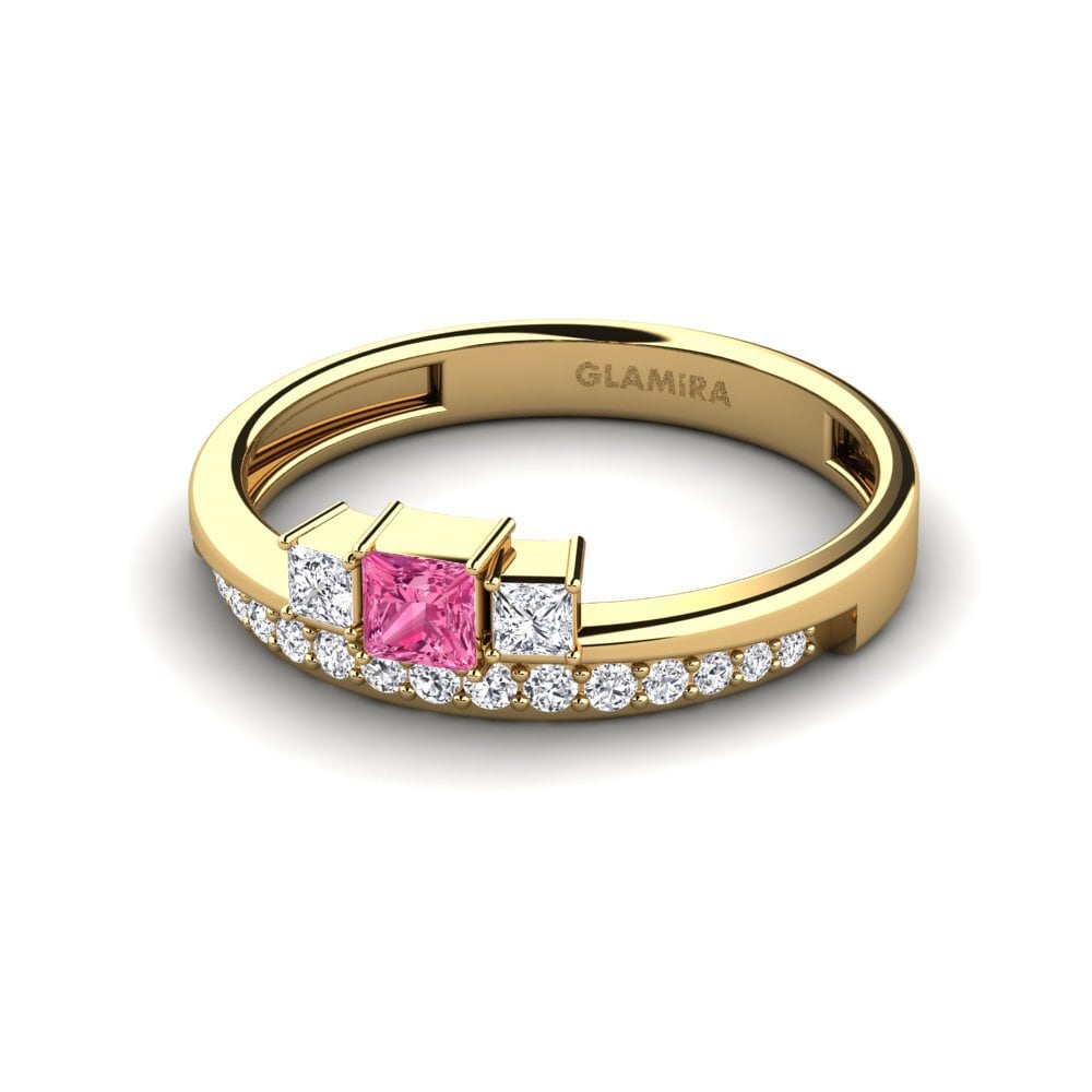 Pink Tourmaline Engagement Ring Kayac