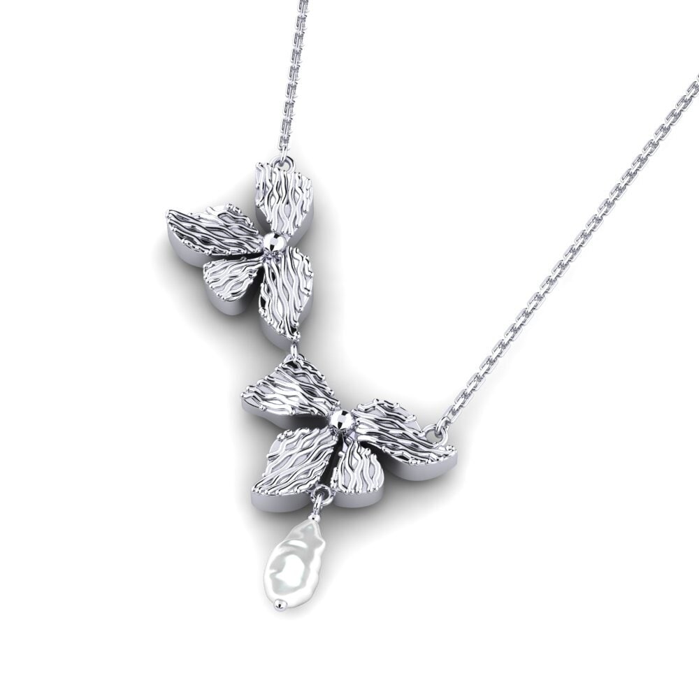 White Silver Women's Necklace Kehrer