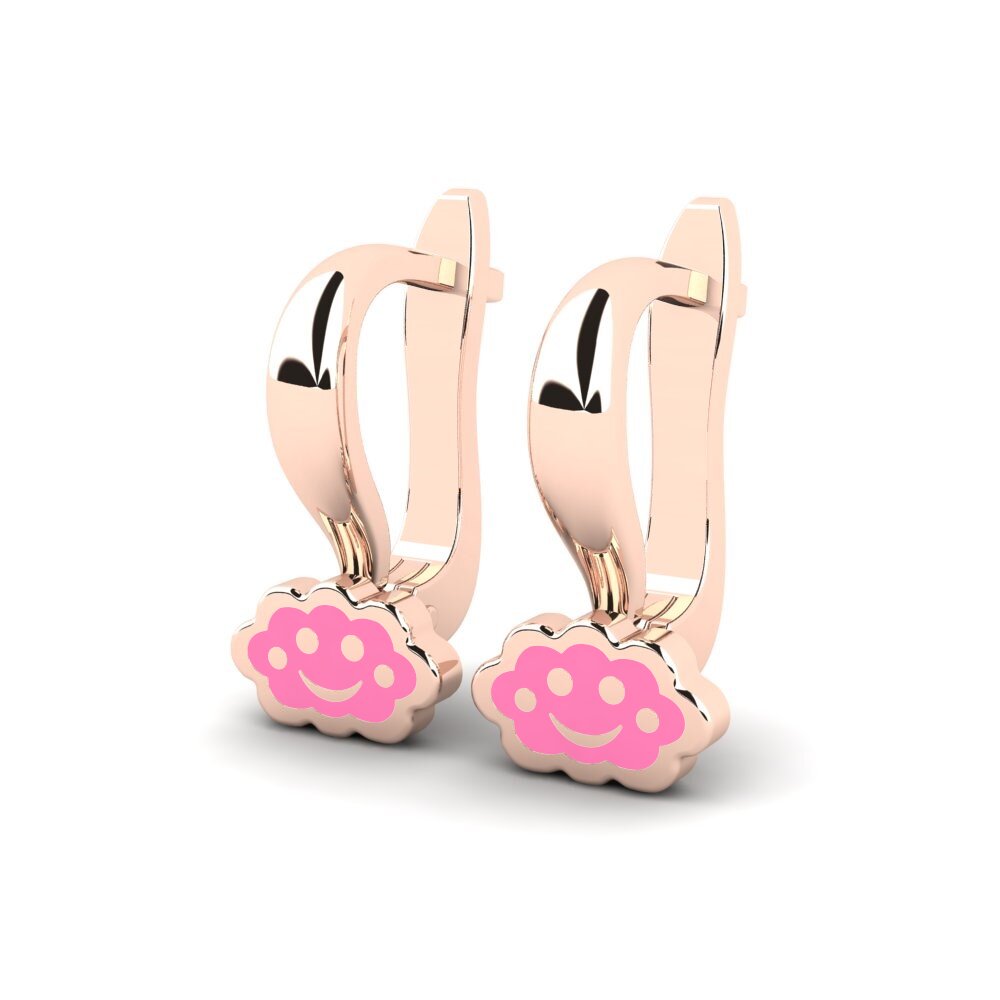 18ct Rose Gold Kid's Earring Kejutan