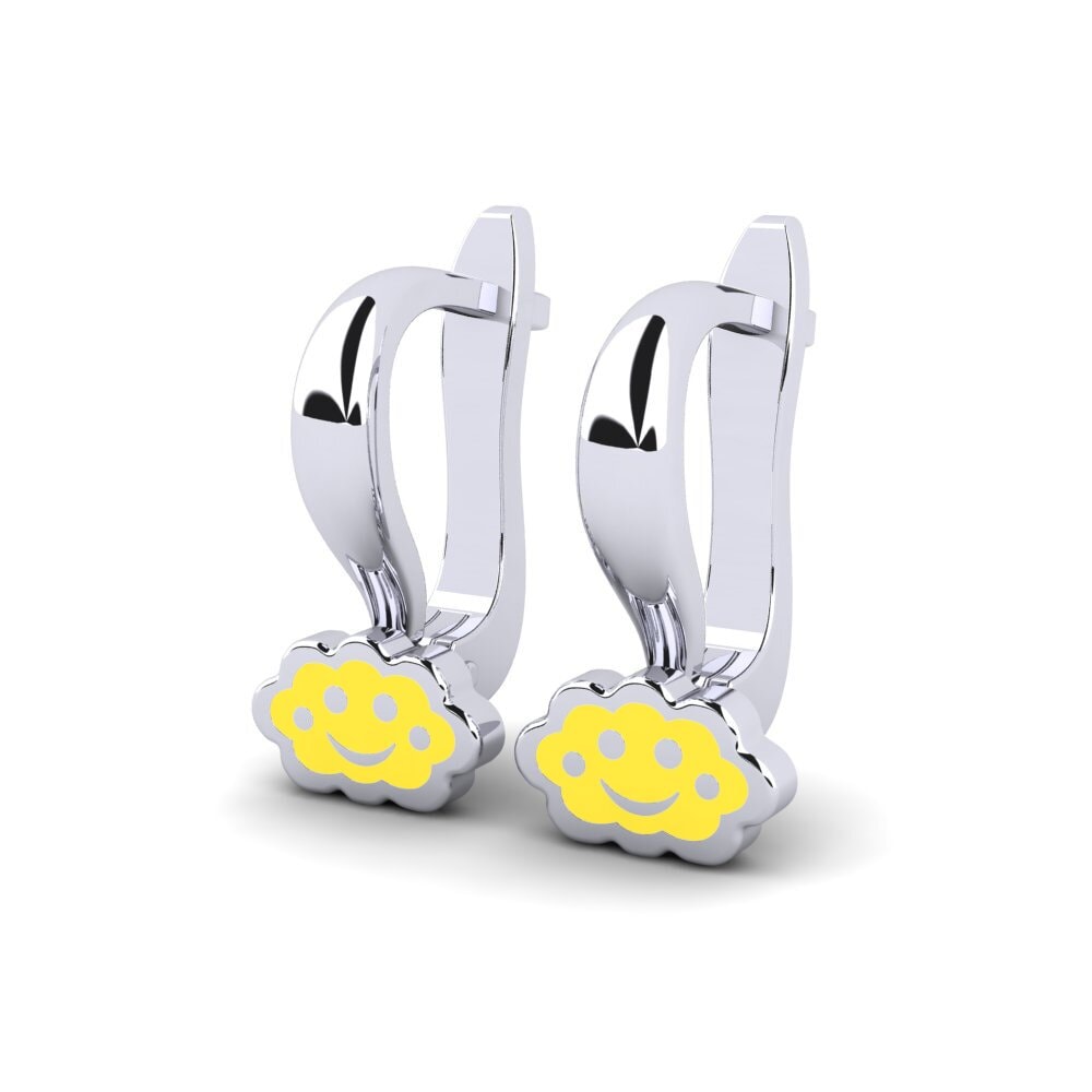 9ct White Gold Kid's Earring Kejutan