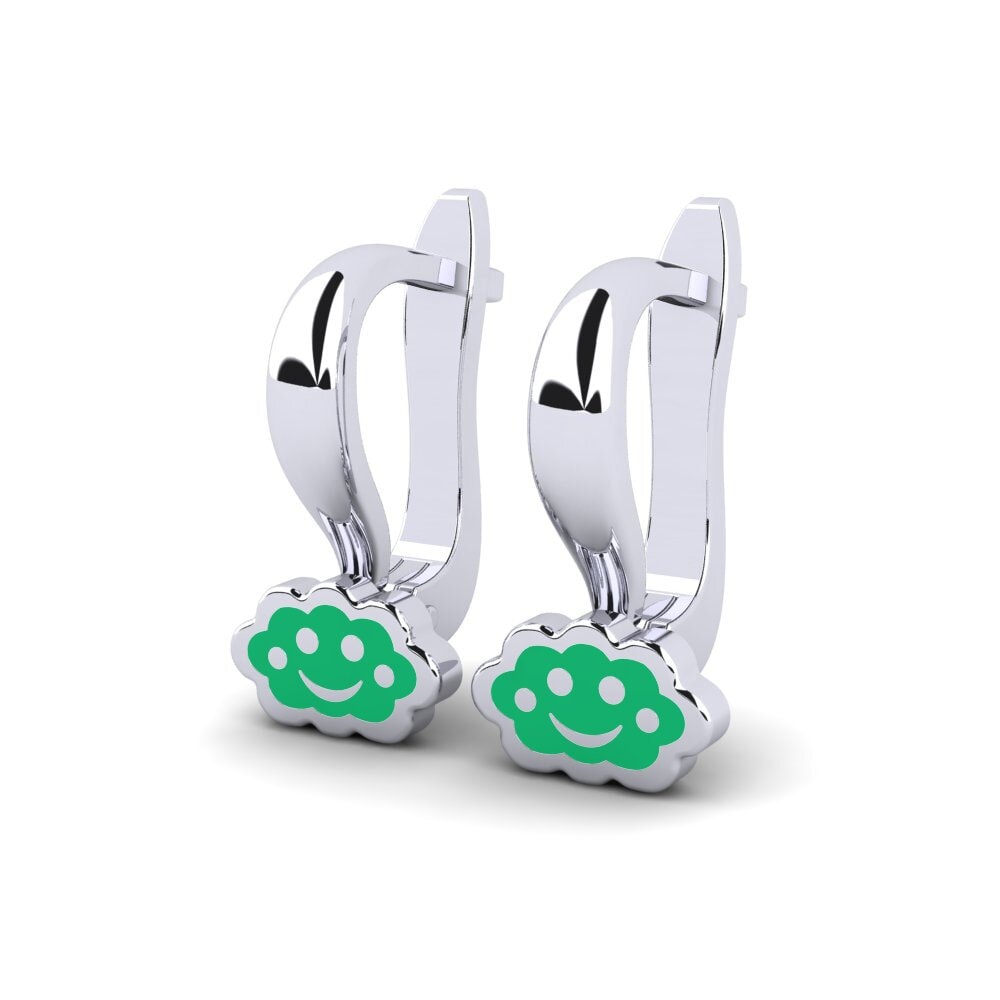 White Silver Kid's Earring Kejutan