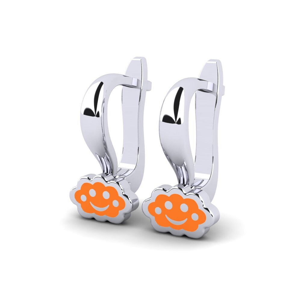 18k White Gold Kid's Earring Kejutan