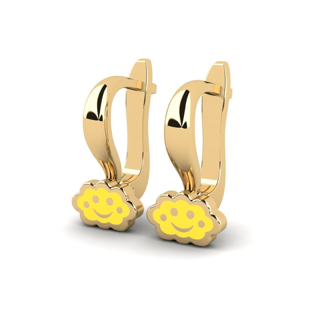 9ct Yellow Gold Kid's Earring Kejutan