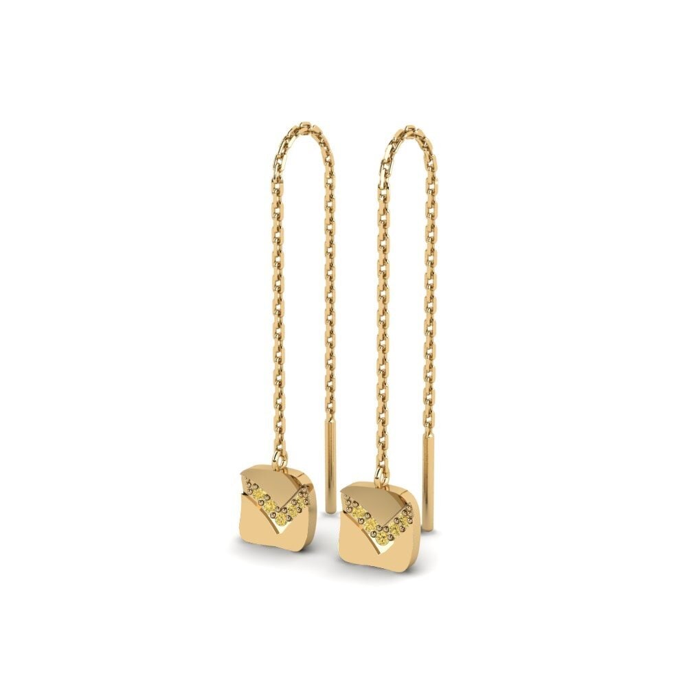 Yellow Diamond Women's Earring Kelimutu