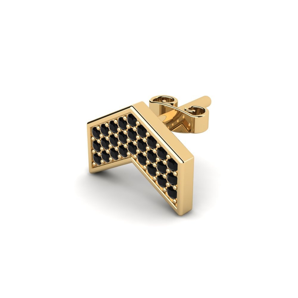 Black Diamond Men's Earring Keliptoni