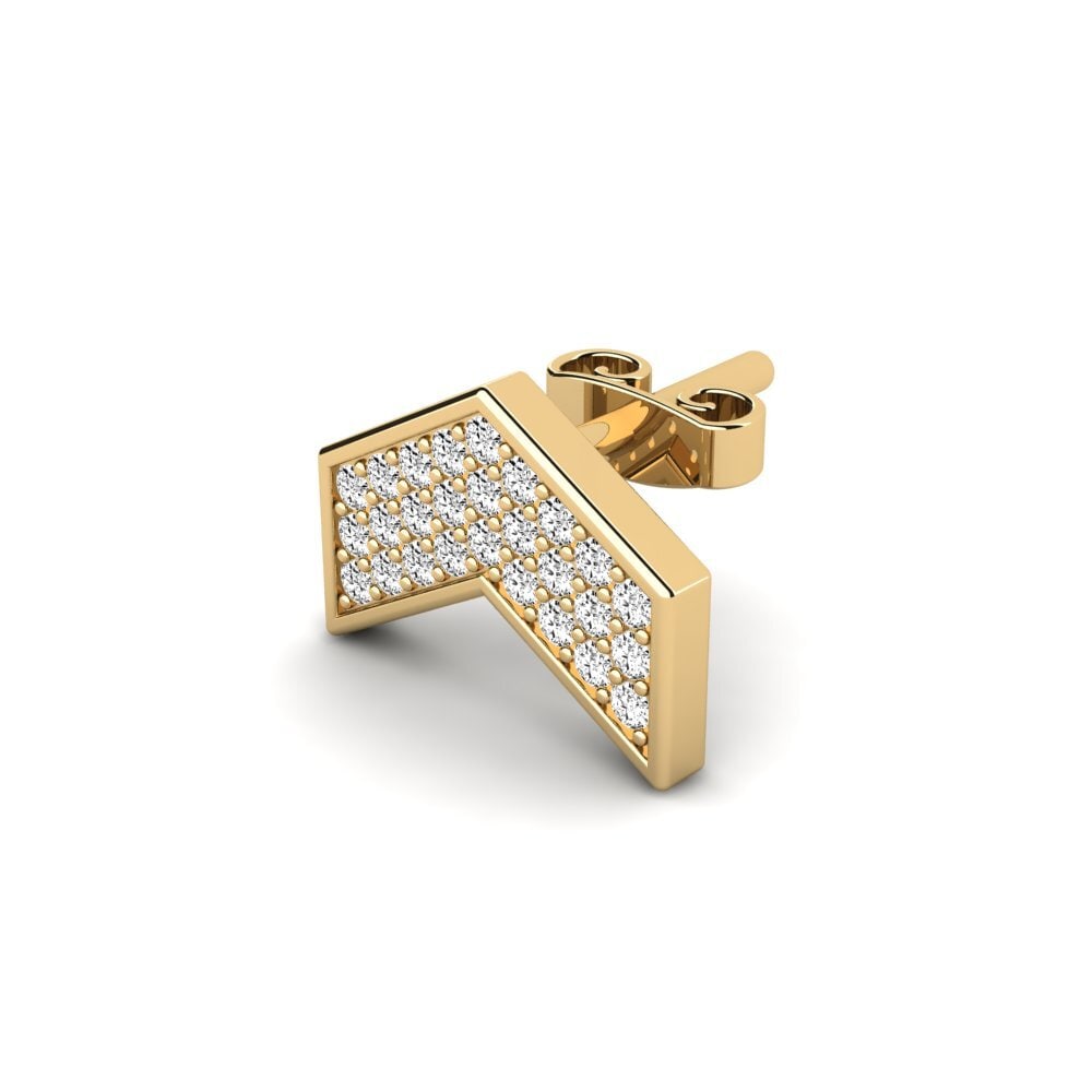 Moissanite Men's Earring Keliptoni