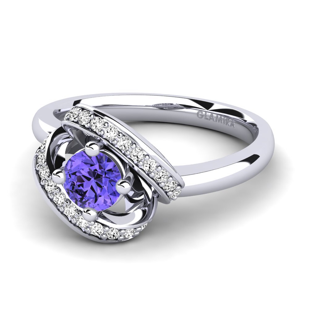 Tanzanite Engagement Ring Kelly