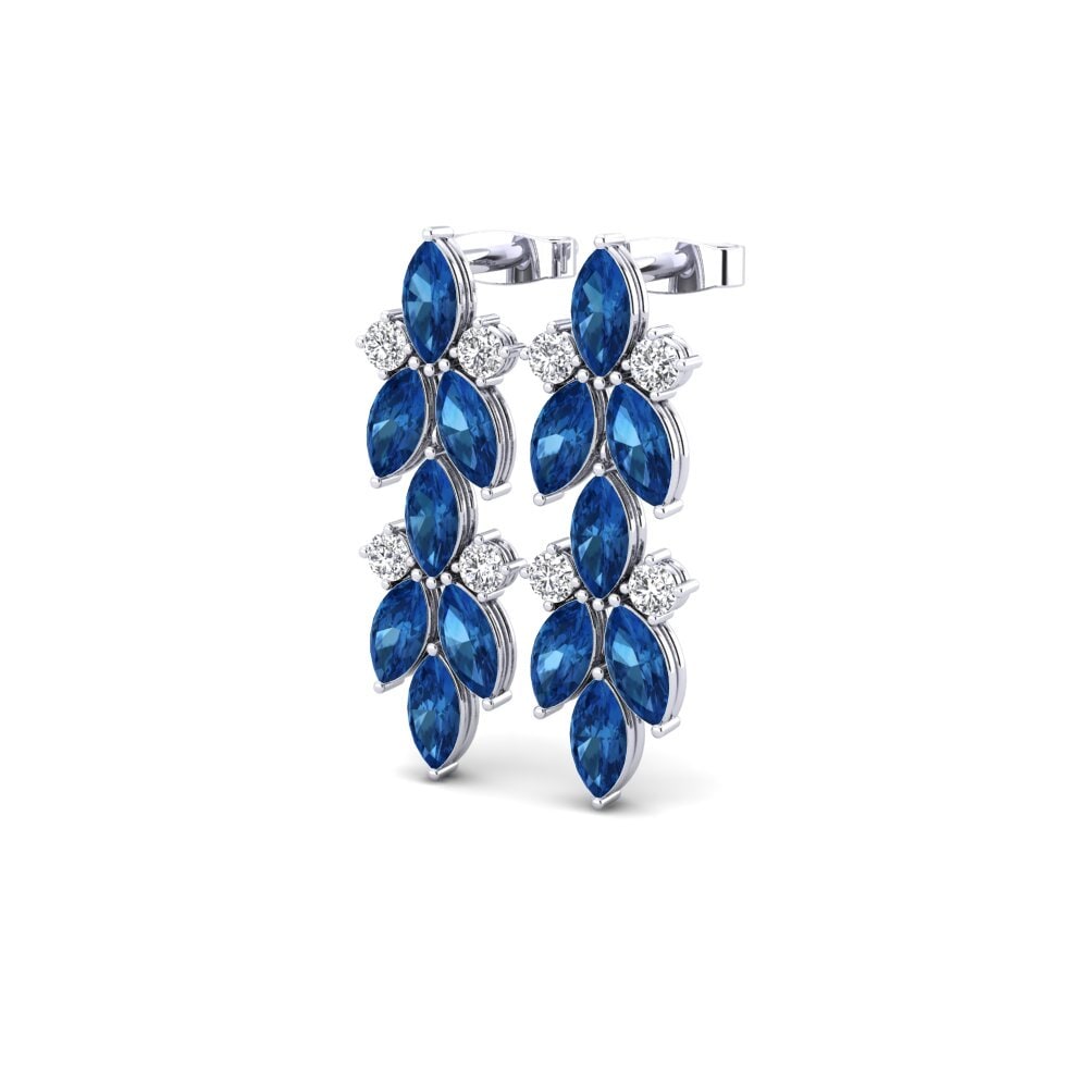Dark Blue Zirconia Earring Kendrick
