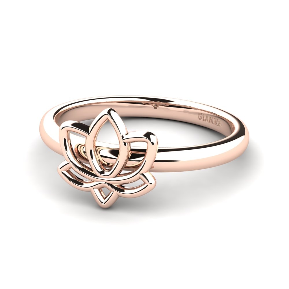 18k Oro Rosa Anillo Keno