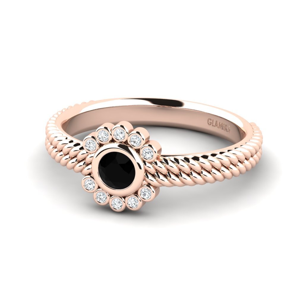 Schwarzer Diamant Ring Kentish