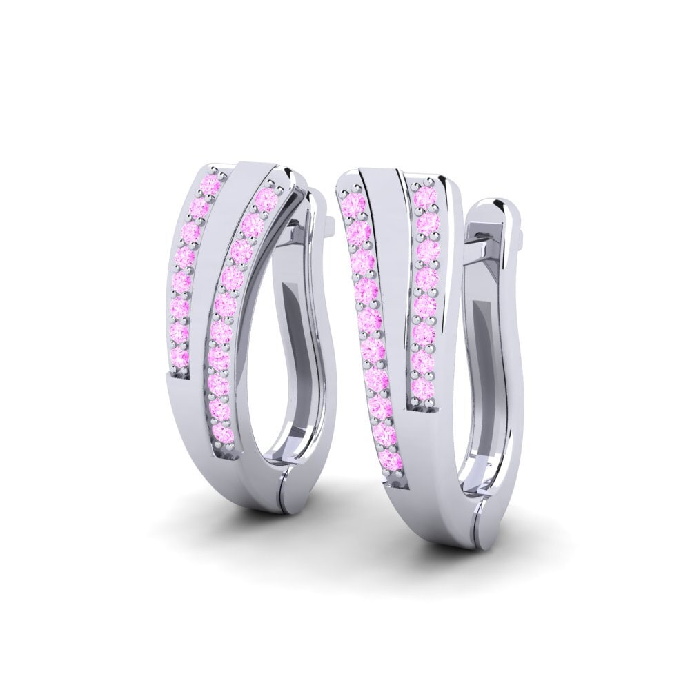 Pink Sapphire Women's Earring Kenza