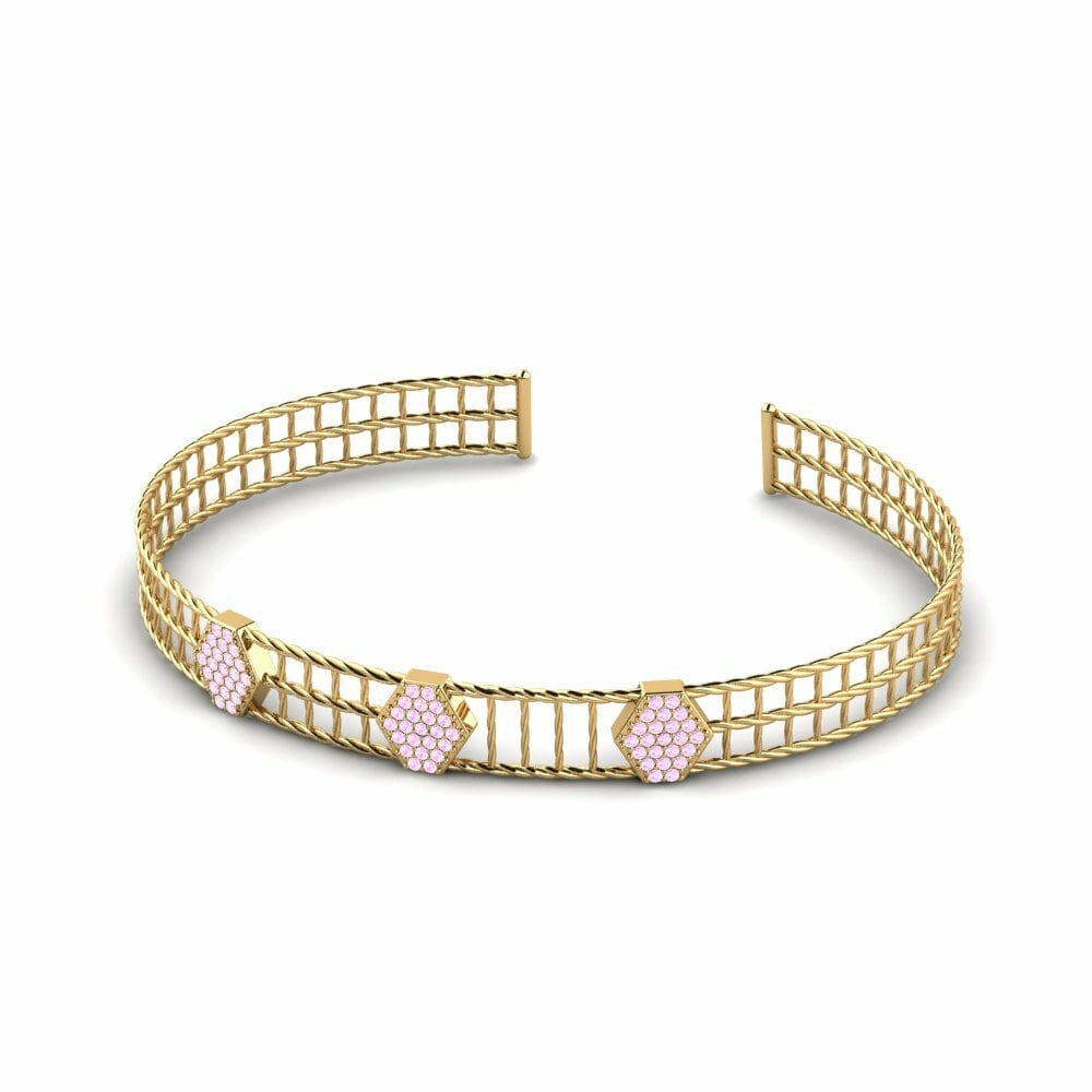 Bracelet pour femme Kerrie Saphir Rose