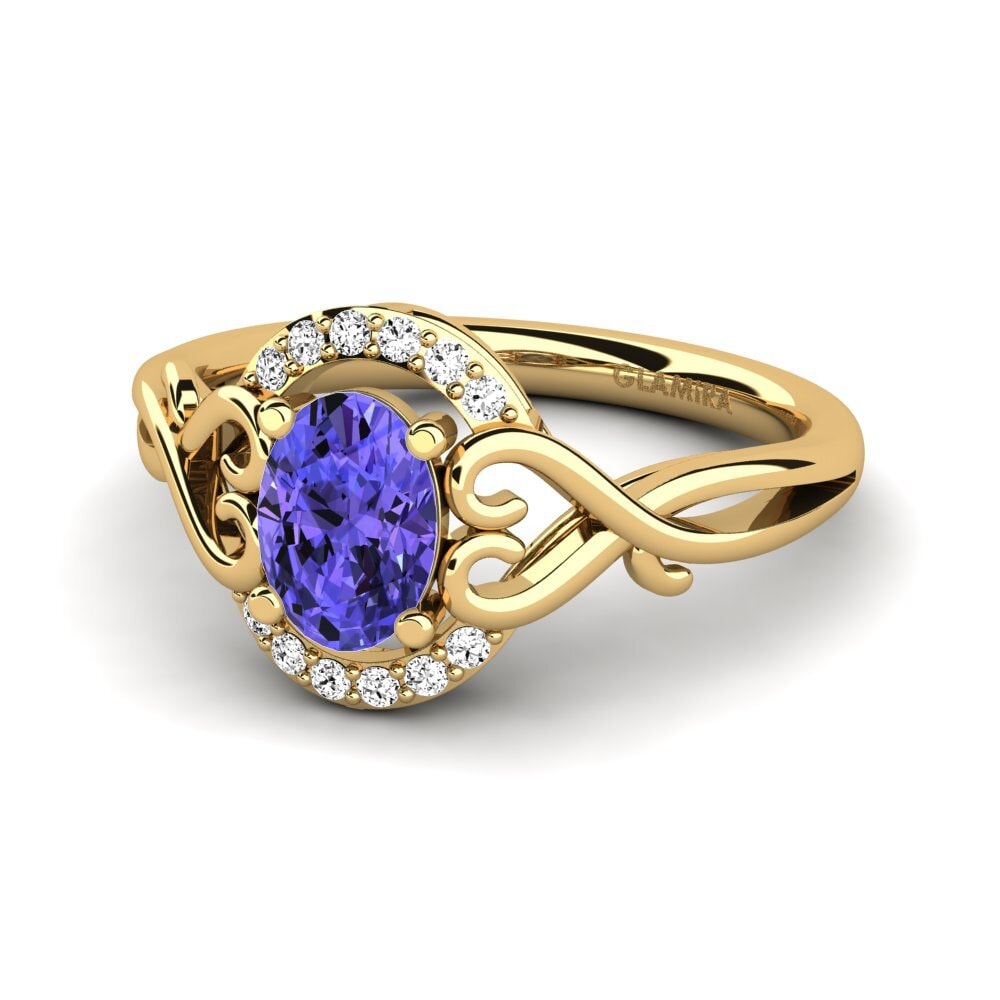 Tanzanite Engagement Ring Kerry