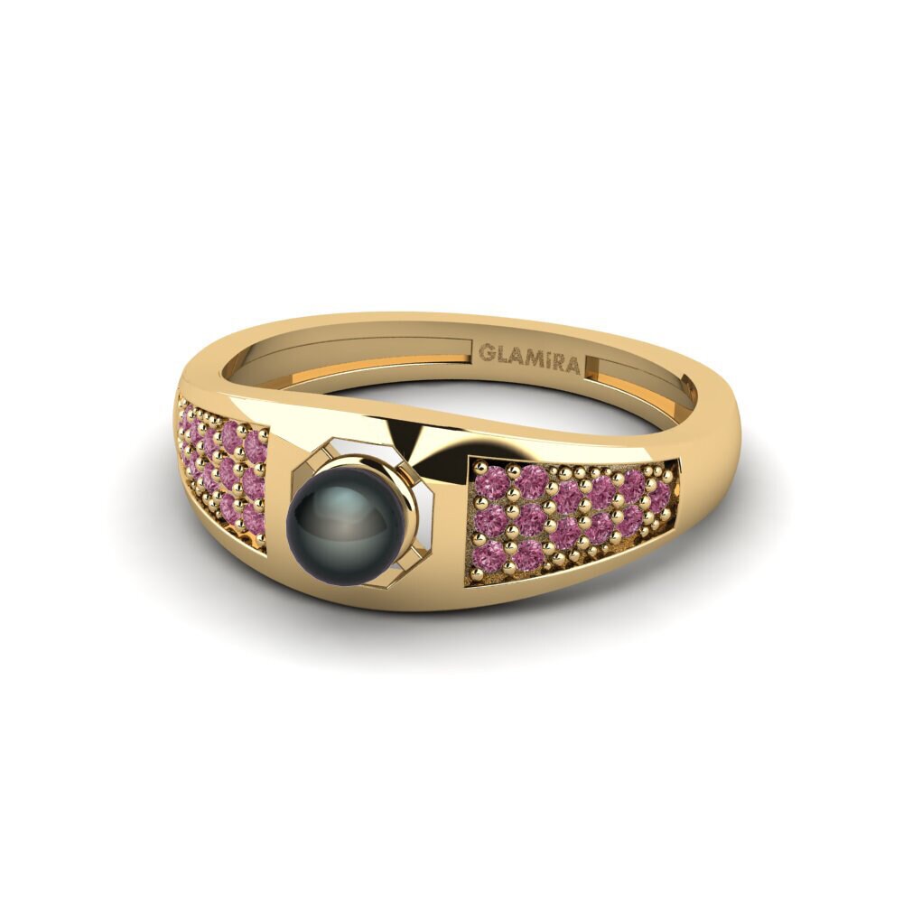 Granate Rhodolite Anillo Ketulusan
