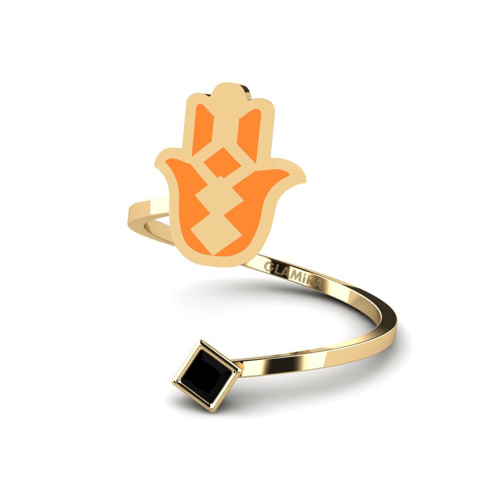 Schwarzer Diamant Ring Khusela