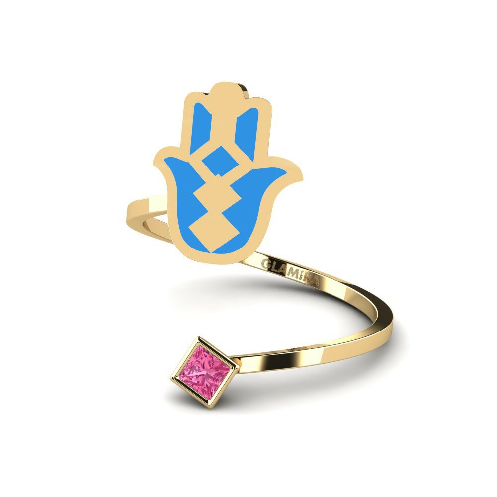 Tourmaline Rose Bague Khusela