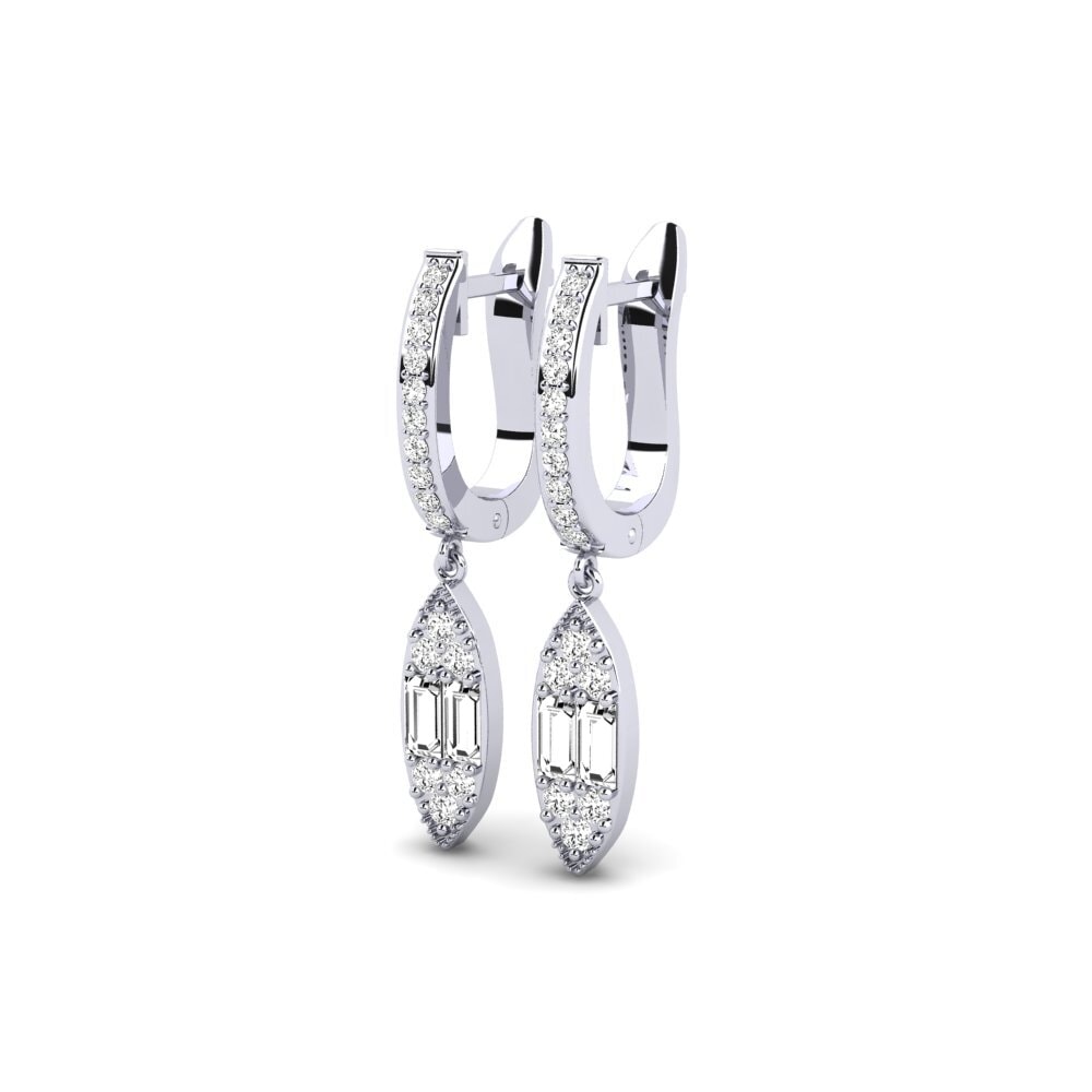 Đá Moissanite Bông tai nữ Kidnap