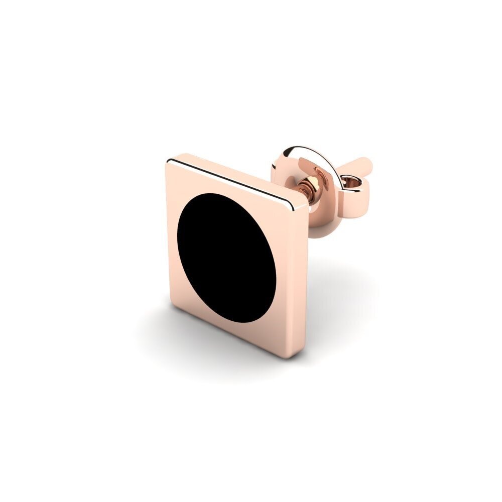 18ct Rose Gold Men's Earring Kidyirk