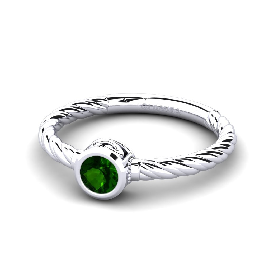 Turmalina verde Anillo de Mujer Kilby
