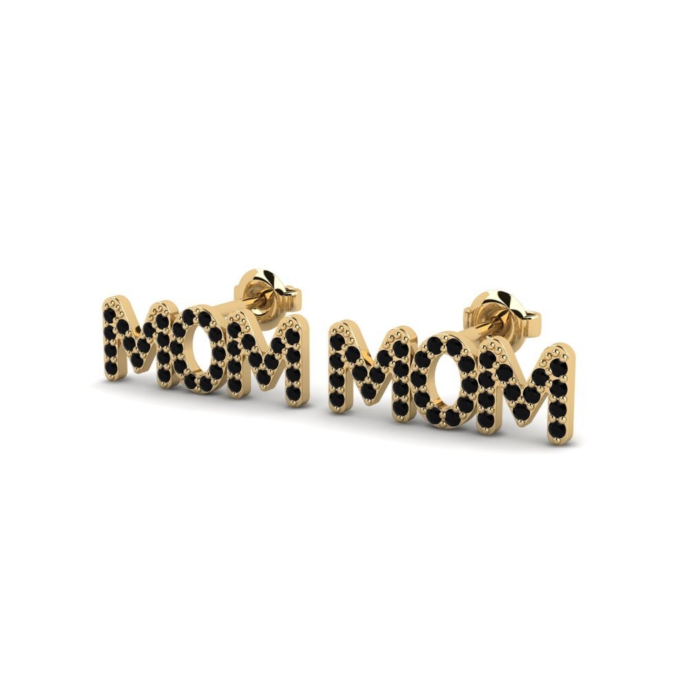 Black Diamond Women's Earring Kimpal