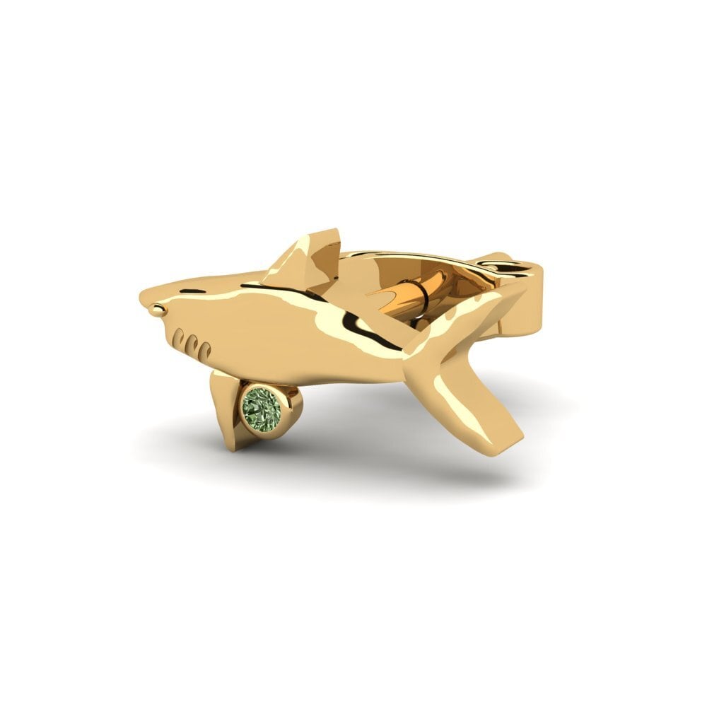 Green Diamond Men's Earring Kingler