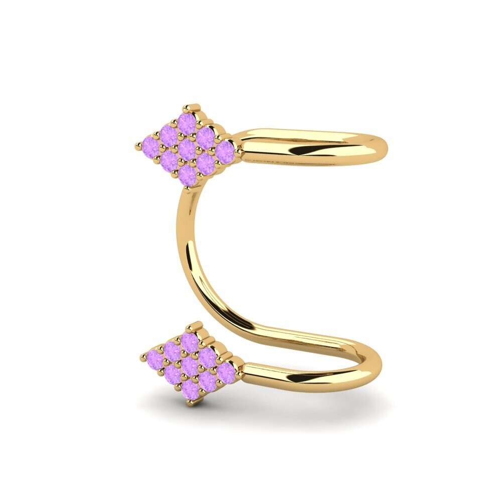 Amethyst Women's Earring Kingsley
