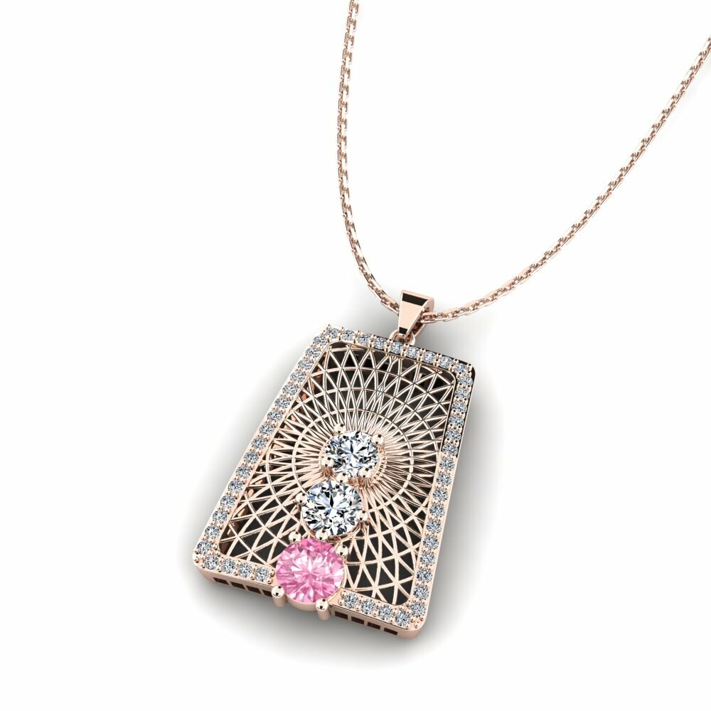 Pink Sapphire Women's Pendant Kittelson