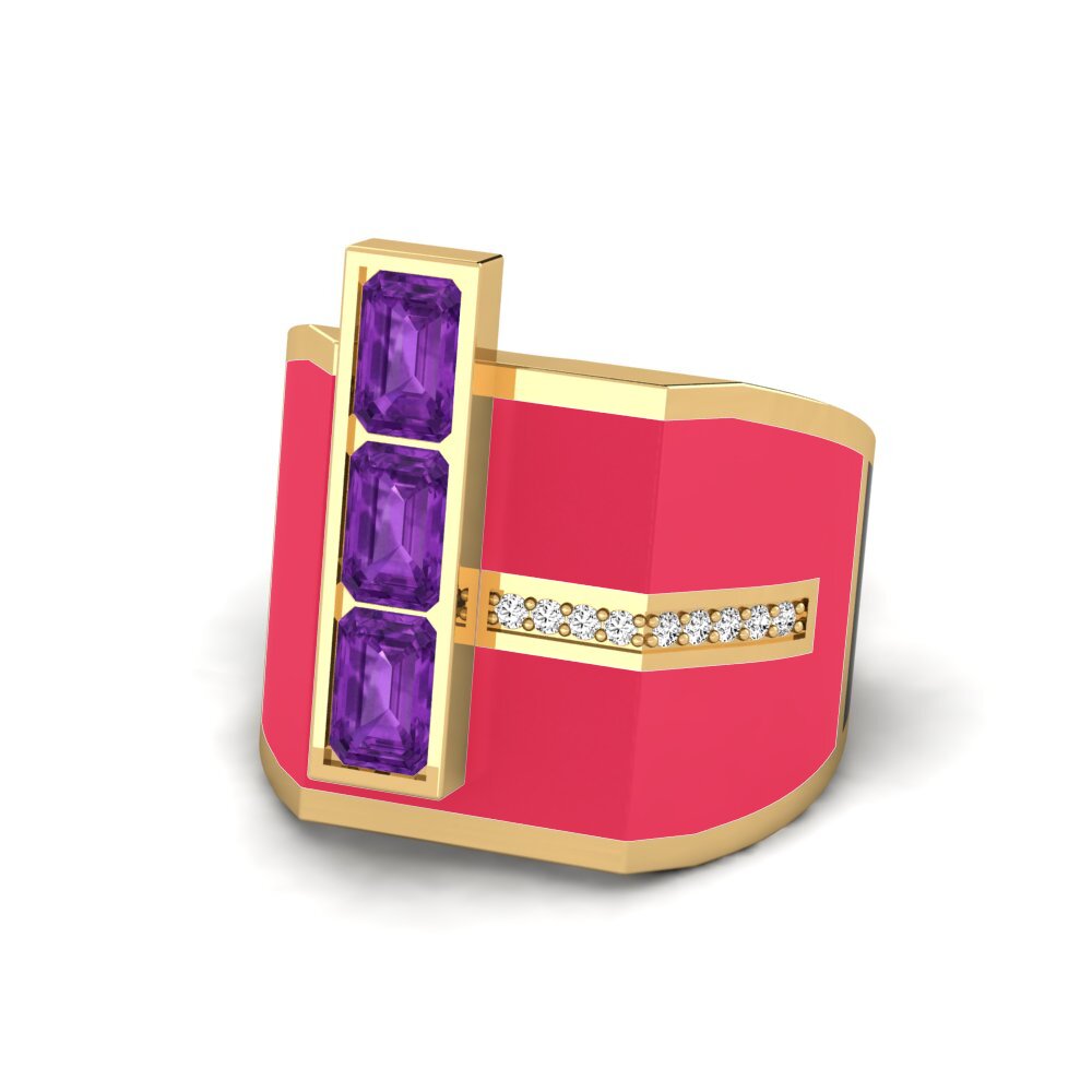 Amethyst Ring Kjerlighet